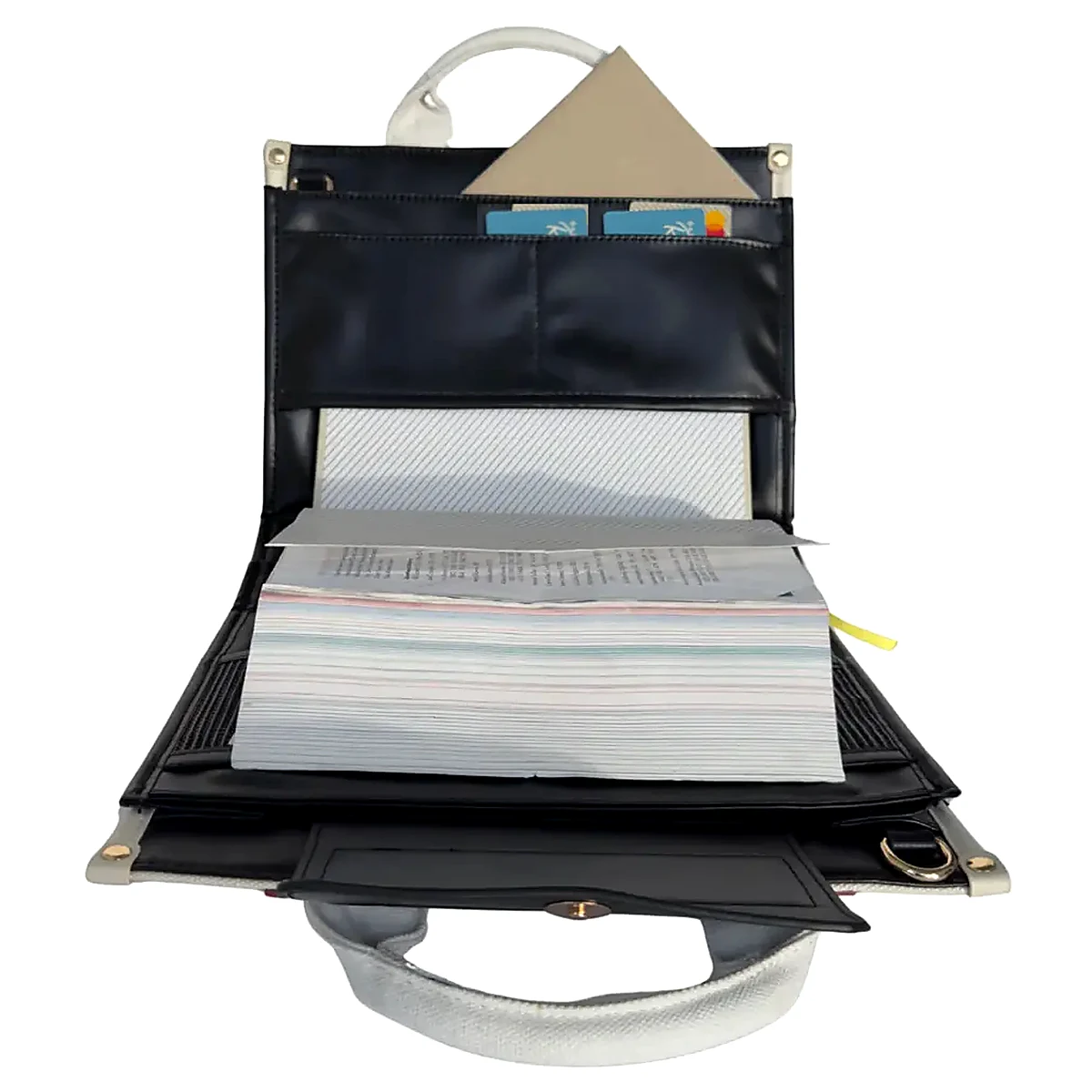 Sac chrétien HOLY BIBLE — Crème & bordeaux (3)