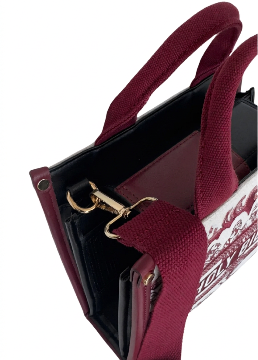 Sac chrétien HOLY BIBLE — Bordeaux brodé (2)